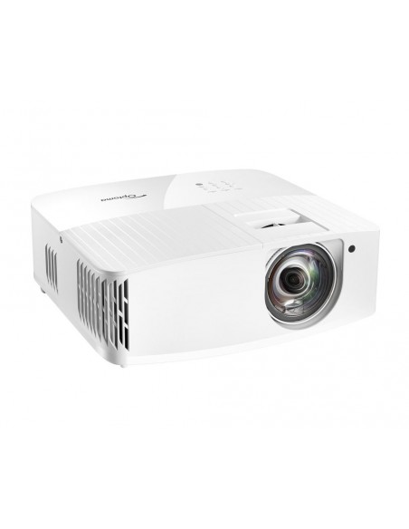 Optoma 4K400STx videoproyector Proyector de corto alcance 4000 lúmenes ANSI DLP 2160p (3840x2160) 3D Blanco