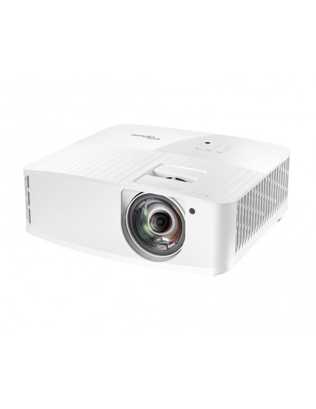 Optoma 4K400STx videoproyector Proyector de corto alcance 4000 lúmenes ANSI DLP 2160p (3840x2160) 3D Blanco