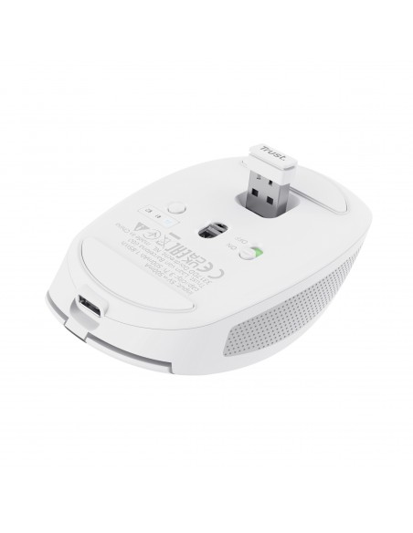 Trust Ozaa ratón mano derecha RF Wireless + Bluetooth Óptico 3200 DPI