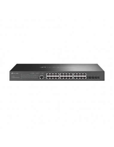 TP-Link Omada SG3428XMP switch Gestionado L2+ Gigabit Ethernet (10 100 1000) Energía sobre Ethernet (PoE) 1U Negro