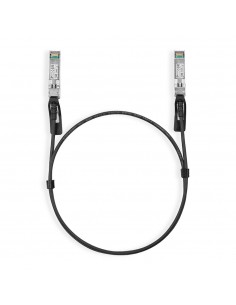 TP-Link TL-SM5220-1M Cable de fibra óptica e InfiniBand SFP+ DAC Negro