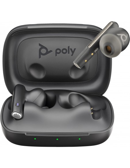 POLY Intrauriculares Voyager Free 60 UC M +Adaptador USB-A BT700 +Estuche de carga básico