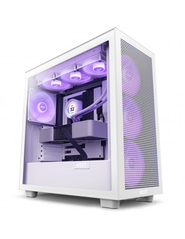 NZXT H7 Flow RGB Midi Tower Blanco