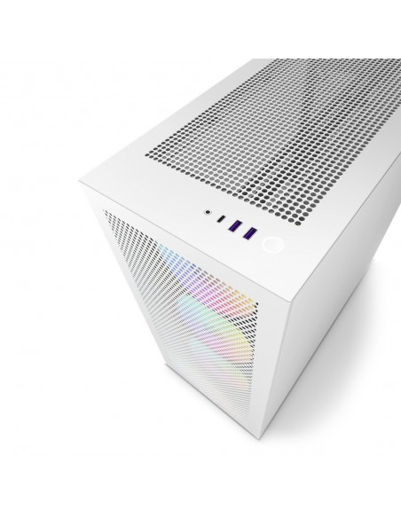 NZXT H7 Flow RGB Midi Tower Blanco