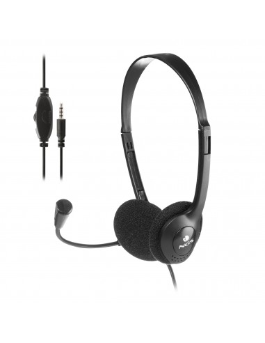 NGS MS103 MAX Auriculares Alámbrico Diadema Llamadas Música Negro