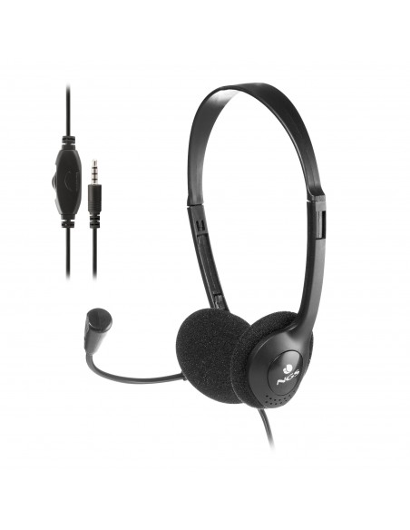 NGS MS103 MAX Auriculares Alámbrico Diadema Llamadas Música Negro