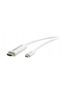 Kramer Electronics C-USBC HM-6 1,8 m USB Tipo C HDMI tipo A (Estándar) Blanco