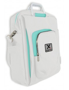 Approx appNBST15x 39,6 cm (15.6") Mochila bandolera Turquesa, Blanco