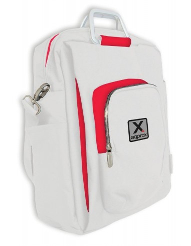 Approx appNBST15x 39,6 cm (15.6") Mochila bandolera Rojo, Blanco