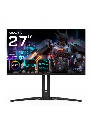 AORUS FO27Q3 pantalla para PC 68,6 cm (27") 2560 x 1440 Pixeles Quad HD OLED Negro