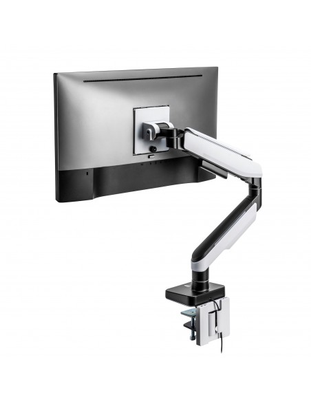 Ewent EW1509 soporte para monitor 124,5 cm (49") Negro, Blanco Escritorio