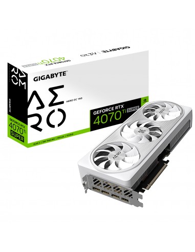 Gigabyte AERO GeForce RTX 4070 Ti SUPER OC 16G NVIDIA 16 GB GDDR6X