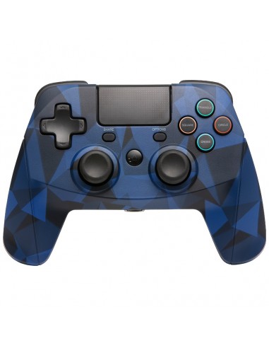 Snakebyte 4 S Wireless Azul, Camuflaje Bluetooth USB Gamepad Analógico Digital PlayStation 4, Playstation 3