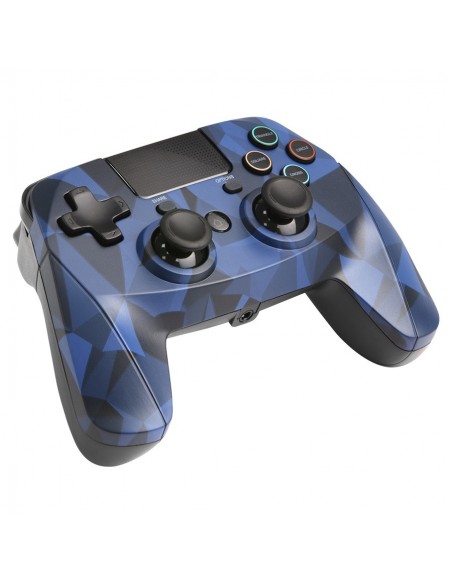 Snakebyte 4 S Wireless Azul, Camuflaje Bluetooth USB Gamepad Analógico Digital PlayStation 4, Playstation 3