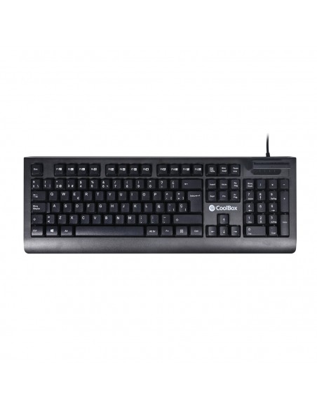 CoolBox COO-TEC04DNI teclado USB QWERTY Español Negro