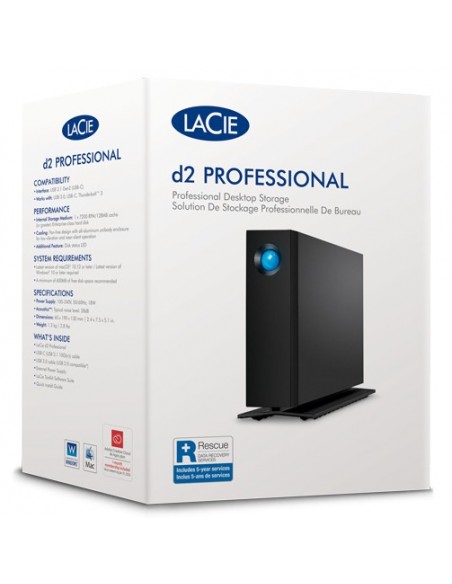 LaCie STHA24000800 disco duro externo 24 TB Negro