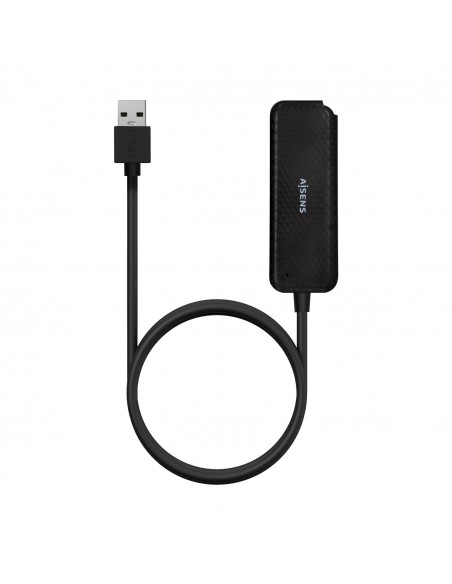 AISENS Hub USB 3.0, Tipo A M-4x Tipo A H, Negro, 60cm