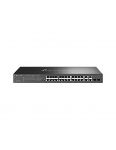 TP-Link Omada SL2428P switch Gestionado L2 Fast Ethernet (10 100) Energía sobre Ethernet (PoE) 1U Negro