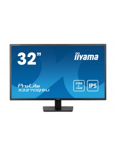 iiyama ProLite X3270QSU-B1 pantalla para PC 81,3 cm (32") 2560 x 1440 Pixeles Wide Quad HD LED Negro