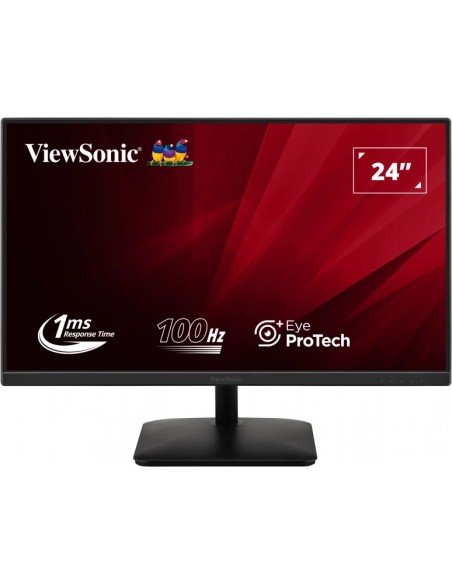 Viewsonic VA2408-MHDB pantalla para PC 61 cm (24") 1920 x 1080 Pixeles Full HD LED Negro