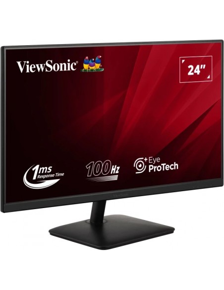 Viewsonic VA2408-MHDB pantalla para PC 61 cm (24") 1920 x 1080 Pixeles Full HD LED Negro