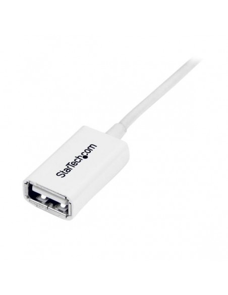 StarTech.com Cable de 3m de Extensión Alargador USB 2.0 - Macho a Hembra USB A - Extensor - Blanco