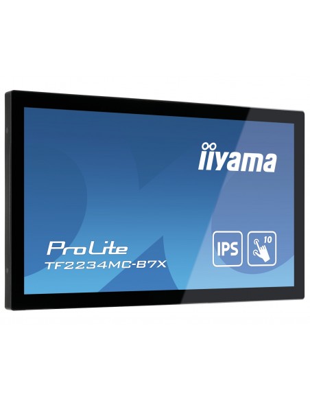 iiyama ProLite TF2234MC-B7X pantalla para PC 54,6 cm (21.5") 1920 x 1080 Pixeles Full HD LED Pantalla táctil Multi-usuario Negro