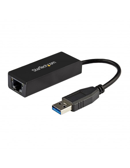 StarTech.com Adaptador Tarjeta de Red Externa USB 3.0 a Ethernet Gigabit - Conversor de Red NIC 10 100 1000 - Adaptador LAN