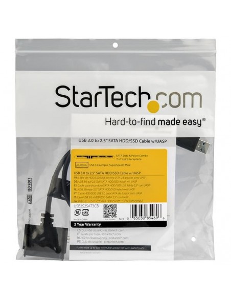 StarTech.com Cable SATA a USB con UASP