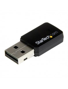 StarTech.com Mini Adaptador de Red USB 2.0 Inalámbrico Wireless-AC de Banda Doble AC600 - Wifi 802.11ac 1T1R