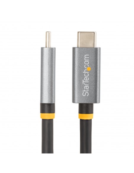 StarTech.com Cable de 1m USB4 - Cable USB-C Certificado por USB-IF - Cable USB Tipo C - 40Gbps - Power Delivery PD de 100W - 8K