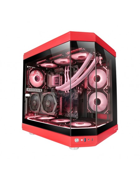 Mars Gaming MC-3T Midi Tower Rojo