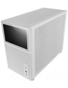 Mars Gaming MC-LCD Mini Tower Negro, Blanco