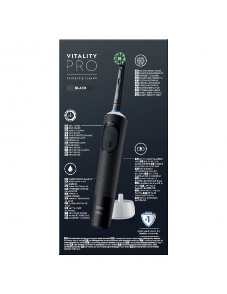 Oral-B Vitality Pro Adulto Cepillo dental giratorio Negro