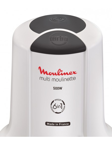 Moulinex AT7231 picadora eléctrica de alimentos 0,5 L 500 W Blanco