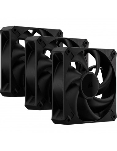 Corsair RS120 MAX Carcasa del ordenador Ventilador 12 cm Negro 3 pieza(s)