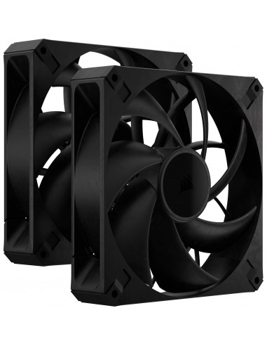 Corsair RS140 MAX Carcasa del ordenador Ventilador 14 cm Negro 2 pieza(s)