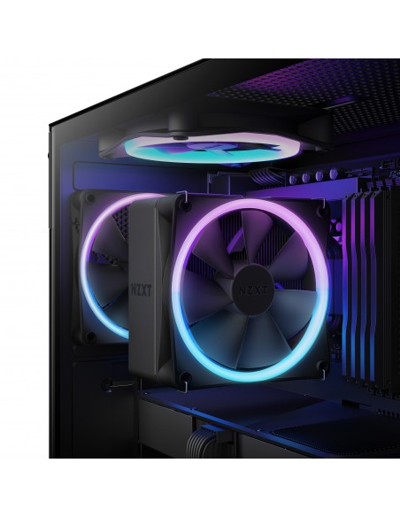 NZXT T120 RGB Procesador Refrigerador de aire 12 cm Negro 1 pieza(s)