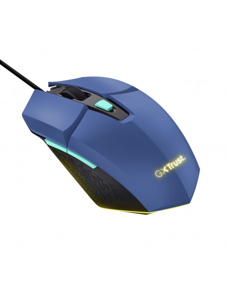 Trust GXT109B FELOX ratón Juego Ambidextro USB tipo A 6400 DPI