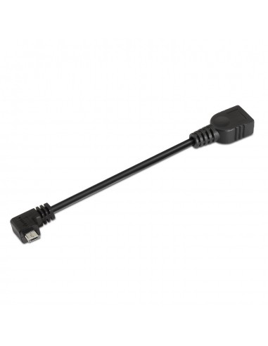 AISENS A101-0032 cable USB 0,15 m USB 2.0 Micro-USB B USB A Negro