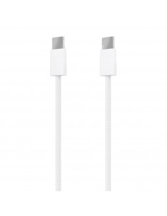 AISENS Cable USB 2.0 3A 60W Apple, tipo USB-C M-USB-C M, Blanco, 2.0m