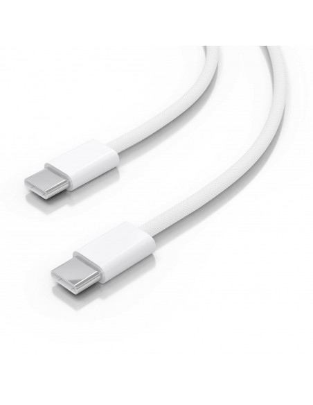 AISENS Cable USB 2.0 3A 60W Apple, tipo USB-C M-USB-C M, Blanco, 2.0m