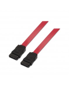 AISENS A130-0153 cable de SATA 0,5 m SATA 7-pin Negro, Rojo