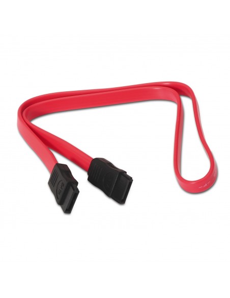 AISENS A130-0153 cable de SATA 0,5 m SATA 7-pin Negro, Rojo