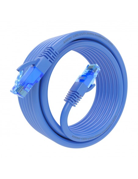 AISENS Cable De Red Latiguillo RJ45 Cat.6 UTP AWG26 CCA, Azul, 5.0 m