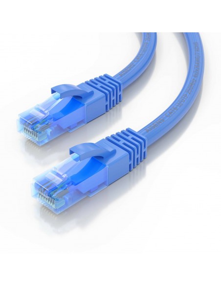 AISENS Cable De Red Latiguillo RJ45 Cat.6 UTP AWG26 CCA, Azul, 5.0 m