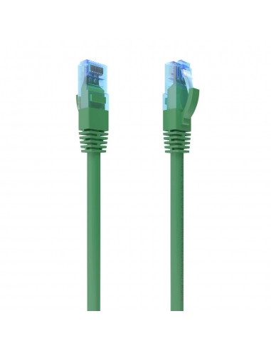 AISENS Cable De Red Latiguillo RJ45 Cat.6 UTP AWG26 CCA, Verde, 30 cm