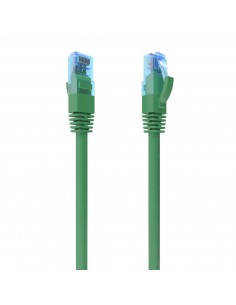 AISENS Cable De Red Latiguillo RJ45 Cat.6 UTP AWG26 CCA, Verde, 1.5 m