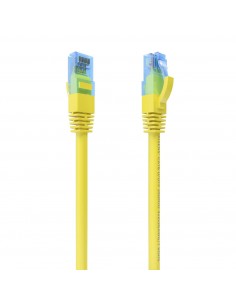 AISENS Cable De Red Latiguillo RJ45 Cat.6 UTP AWG26 CCA, Amarillo, 25 cm