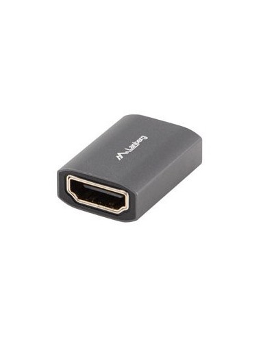 Lanberg AD-HDMI-02 cambiador de género para cable HDMI-A female 2.1 Plata